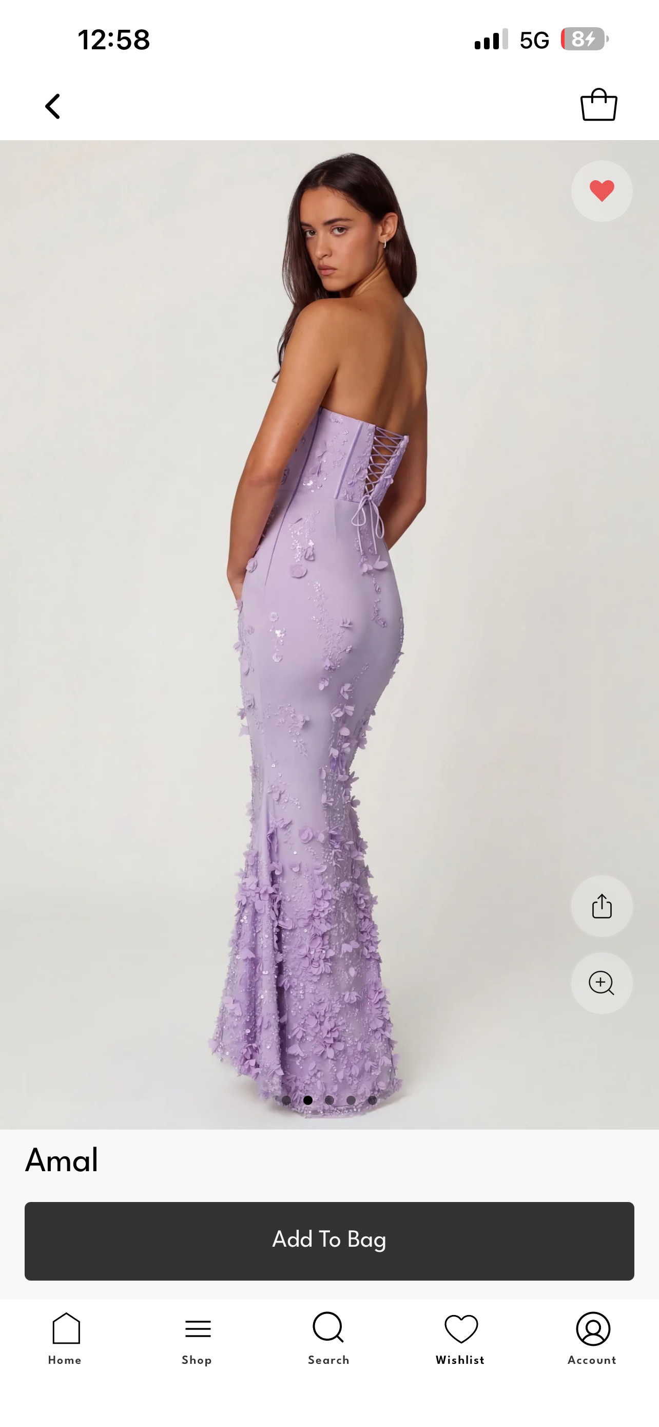 Cupped floral corset dress