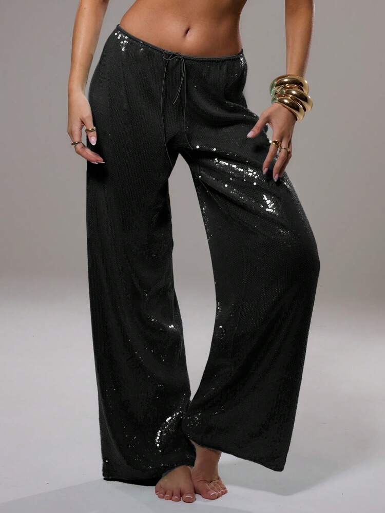 Black sequin Pants