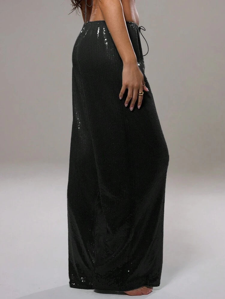 Black sequin Pants