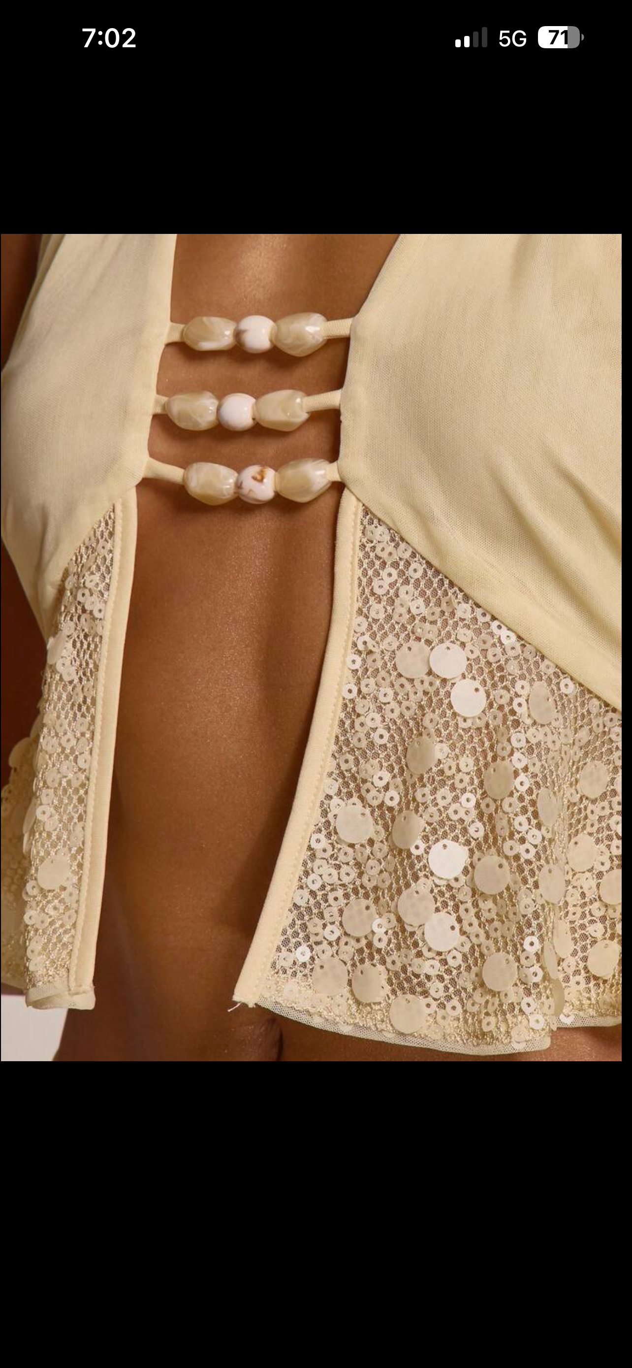 Embellished Butter yellow maxi skirt set