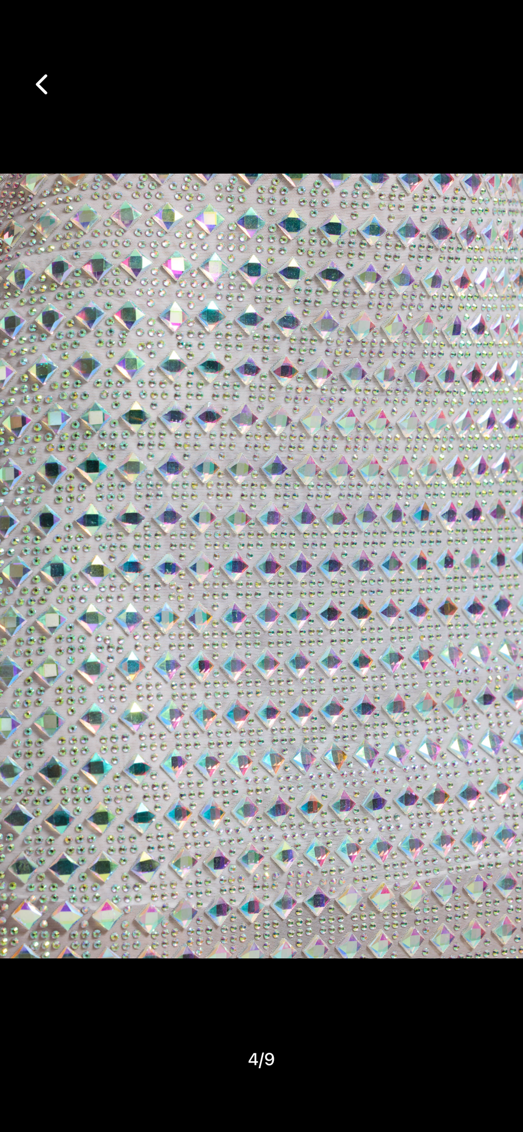 Embellished silver Diamonds mini dress