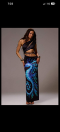 Black slinky beaded summer maxi dress