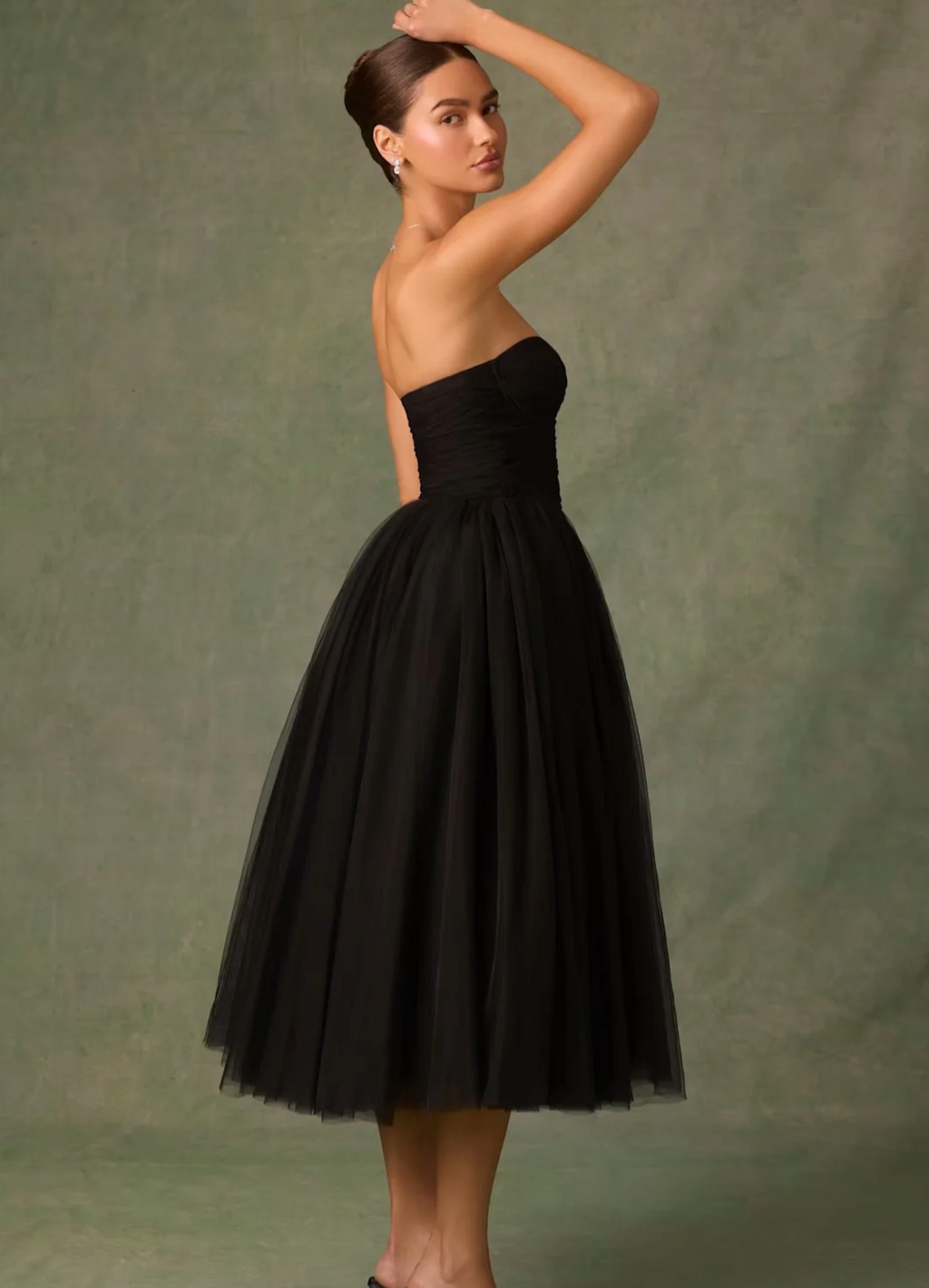 Cupped Tulle Mini dress