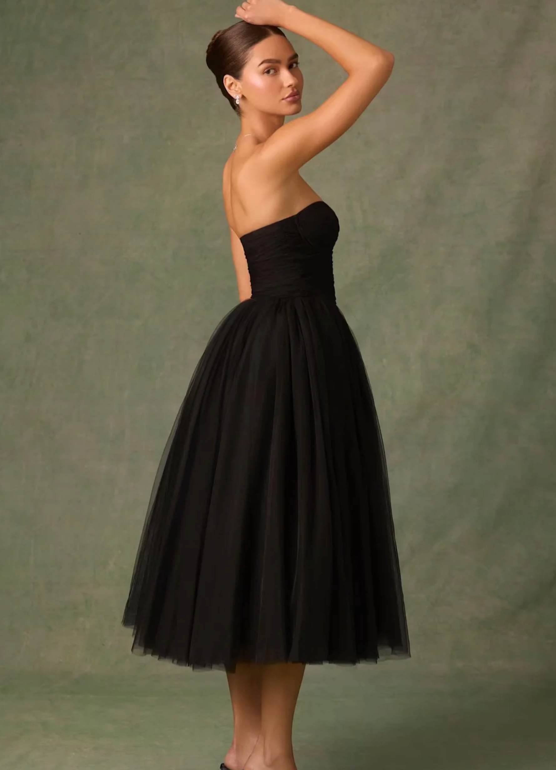 Cupped Tulle Mini dress